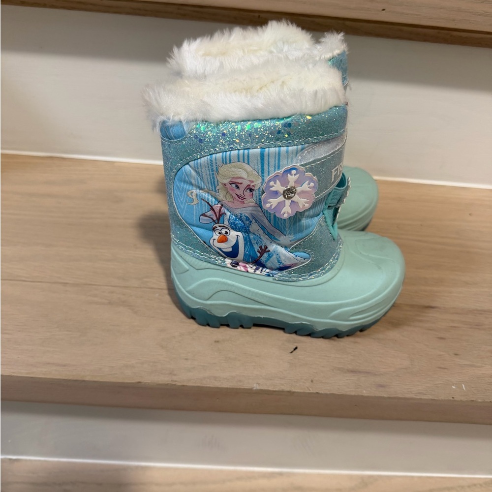 Frozen Themed Kids Snow Boots